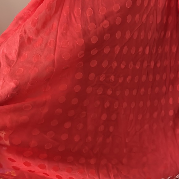 Jaques Vert Pink Silk Sweetheart Neck Empire Waist Tea Length Dress Size 16 NWT - Picture 6 of 12